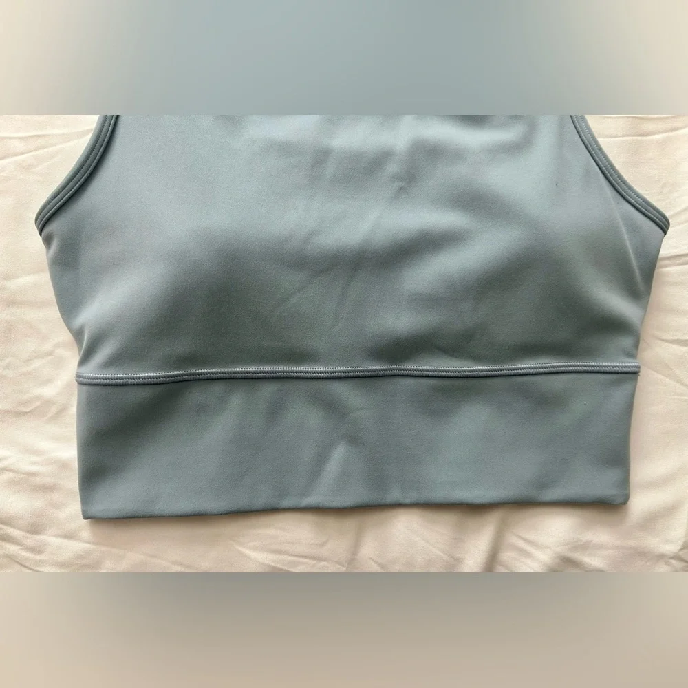 Lululemon Slate Blue Sports Bra - Size 6 - Picture 4 of 6